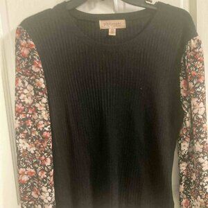 Philosophy Knit shirt with floral sleeves